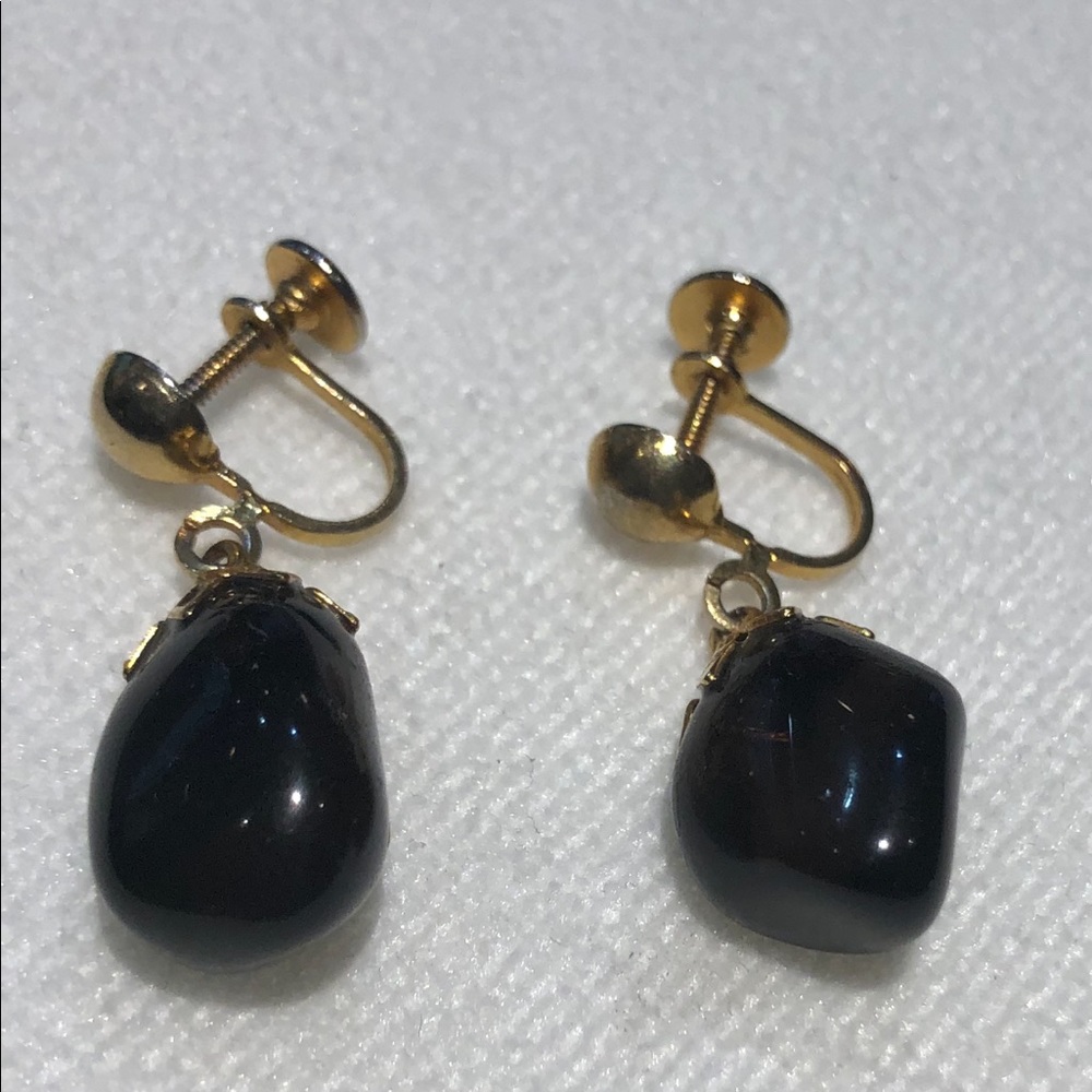 Vintage clip on earrings